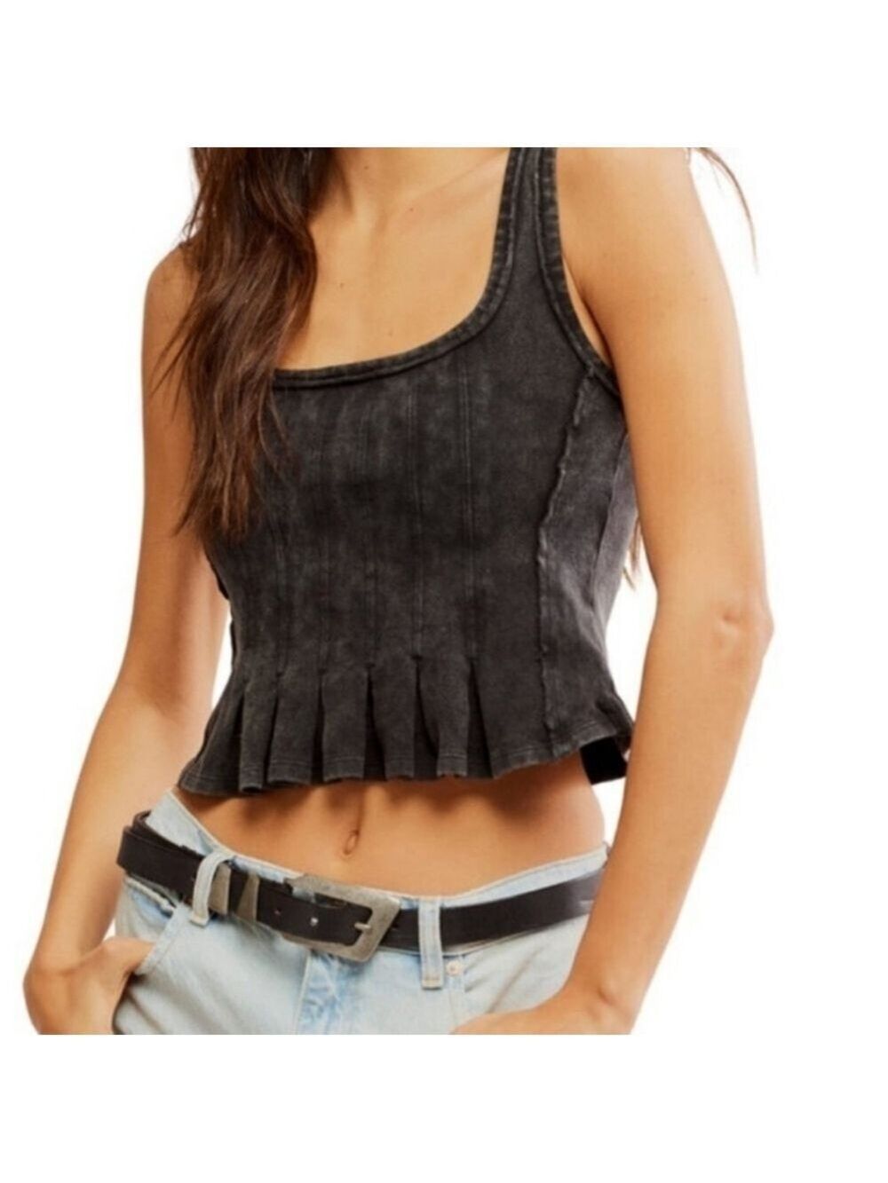 Free People Roller Peplum tank top! NWT! - Picture 5 of 6